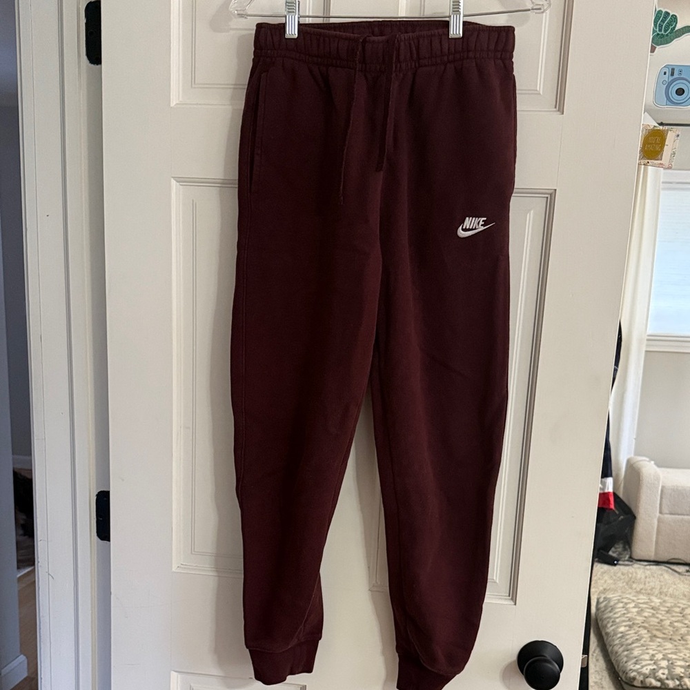 Nike  Burgundy Joggers